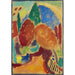 Reproduktion av målningen Le Chemin orange - Alexej von Jawlensky