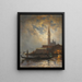 Venise au clair de lune - Alexey Petrovich Bogolyubov — inramlat konstverk på väggen