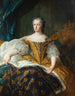 Marie Leszczynska, Frankrikes drottning - Alexis Simon Belle — vy av konstverket