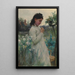 Reproduktion av målningen Ung flicka i en trädgård - Alfred Augustus Glendening