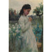 Reproduktion av målningen Ung flicka i en trädgård - Alfred Augustus Glendening