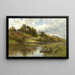 Belaugh sur la Bure, Norfolk - Alfred Augustus Glendening — inramlat konstverk på väggen
