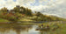 Belaugh sur la Bure, Norfolk - Alfred Augustus Glendening — vy av konstverket