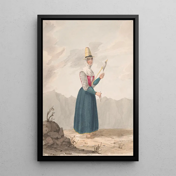 Reproduktion av målningen Fille de Hierro - Alfred Diston