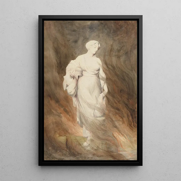 Reproduktion av målningen La Femme de Loth - Alfred George Stevens