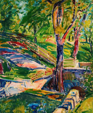 Alfred Henry Maurer - Fenced Landscape.webp