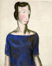 Portrait av en flicka - Alfred Henry Maurer — vy av konstverket