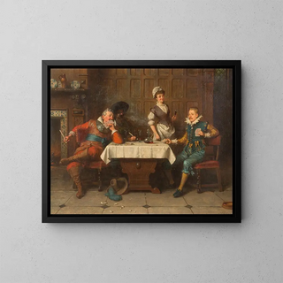 Alfred Holst Tourrier - The card players.webp
