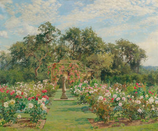 Alfred Parsons - A Sundial In A Rose Garden.webp