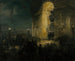 La veille sous l'Arc de triomphe - Alfred Philippe Roll — vy av konstverket