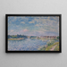 La Seine à Saint-Mammès le soir - Alfred Sisley — inramlat konstverk på väggen