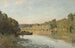 Landskap av Bougival - Alfred Sisley — vy av konstverket