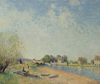 Alfred Sisley - Le Canal Du Loing  SaintMamms.webp