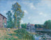 Le Loing à Moret - Alfred Sisley — vy av konstverket