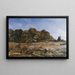 Lisière de la forêt de Fontainebleau - Alfred Sisley — inramlat konstverk på väggen