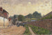 Marly-le-Roi - Alfred Sisley — vy av konstverket