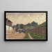 Marly-le-Roi - Alfred Sisley — inramlat konstverk på väggen