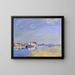 Saint Mammes - Alfred Sisley — inramlat konstverk på väggen