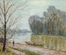 La Loire - Alfred Sisley — vy av konstverket