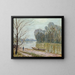 La Loire - Alfred Sisley — inramlat konstverk på väggen