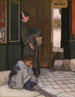 La mendicité tolérée - Alfred Stevens — vy av konstverket
