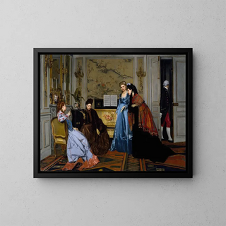 Alfred Stevens - Elegant Figures in a Salon.webp