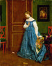 Hésitation Madame Monteaux - Alfred Stevens — vy av konstverket