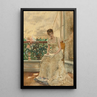 Alfred Stevens - La Femme Et Lamour Lamour Qui Vient.webp
