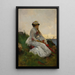 Reproduktion av målningen Pensif - Alfred Stevens