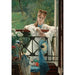 Reproduktion av målningen Un Bleuet - Alfred Stevens