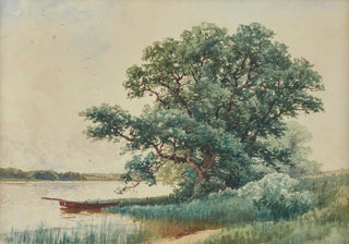 Alfred Thompson Bricher - Punt on a River.webp