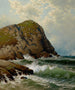 Tête blanche Monhegan - Alfred Thompson Bricher — vy av konstverket