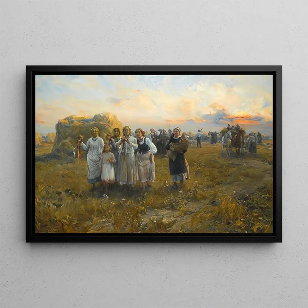 Alfred Von WieruszKowalski - Harvest festival.webp