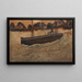 Chalutier en mer - Alfred Wallis — inramlat konstverk på väggen