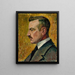 Portrait av konstnären Magnus Enckell - Alfred William Finch — inramlat konstverk på väggen