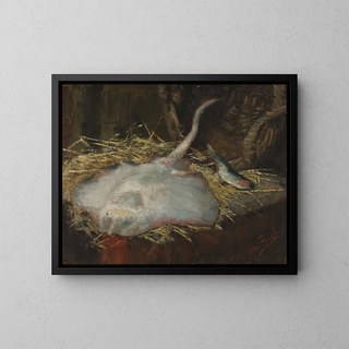 Alfred William Finch - Stilleven met rog en haring.webp