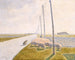 La route vers Nieuport - Alfred William Finch — vy av konstverket