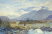 Capel Curig med Snowdon och Glyders i fjärran, norra Wales - Alfred William Hunt — vy av konstverket
