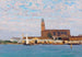 Vue de la cathédrale à Chioggia - Alfred Zoff — vy av konstverket