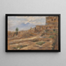 Vue sur Castel Sant'Elmo - Alfred Zoff — inramlat konstverk på väggen