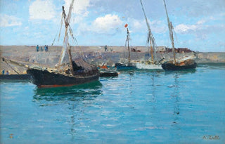 Alfred Zoff - The Landing Pier In Krems.webp