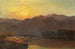 Sommar kväll vid Llyn Gwynant, norra Wales - Alfred de Bréanski — vy av konstverket