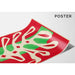 Reproduktion av målningen Algue Blanche sur Fond Rouge et Vert - Henri Matisse