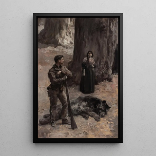 Alice Barber Stephens - The Bear Hunter.webp