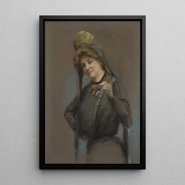 Reproduktion av målningen Cigarette - Alice Pike Barney