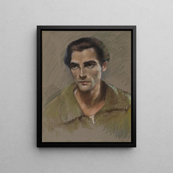 Edward Leiter - Alice Pike Barney — inramlat konstverk på väggen