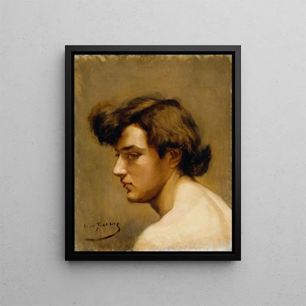 Endymion - Alice Pike Barney — inramlat konstverk på väggen