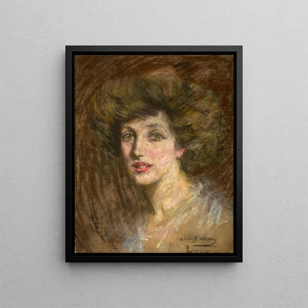 Gladys - Alice Pike Barney — inramlat konstverk på väggen