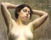 En pose - Alice Pike Barney — vy av konstverket
