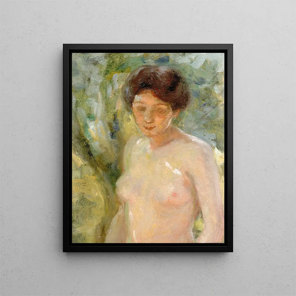 Solen - Alice Pike Barney — inramlat konstverk på väggen
